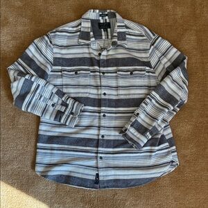 Lucky Brand x Pendleton - Men’s Striped Flannel - Tagged XL, fits L
